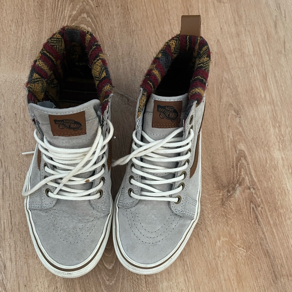 Vans Scotchgard Gray High-Top Sneakers